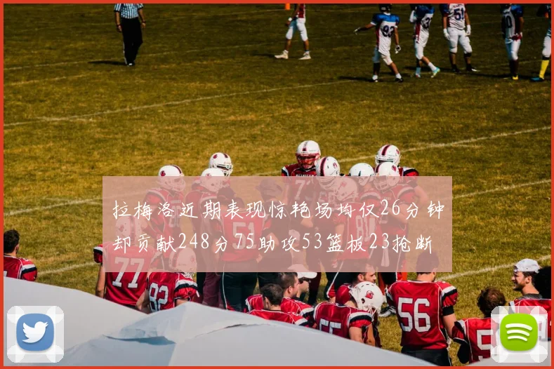 拉梅洛近期表现惊艳场均仅26分钟却贡献248分75助攻53篮板23抢断